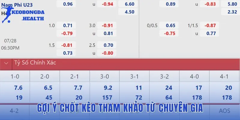 Tổng hợp dự đoán tỷ số và chiến thuật đặt cược