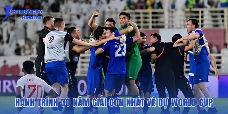 Chặng đường lịch sử đoạt vé dự World Cup của Uzbekistan