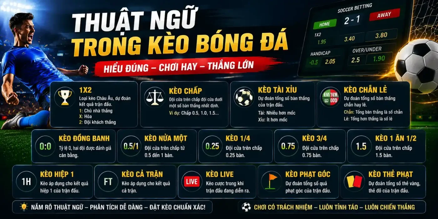 Thuật ngữ trong kèo bóng đá